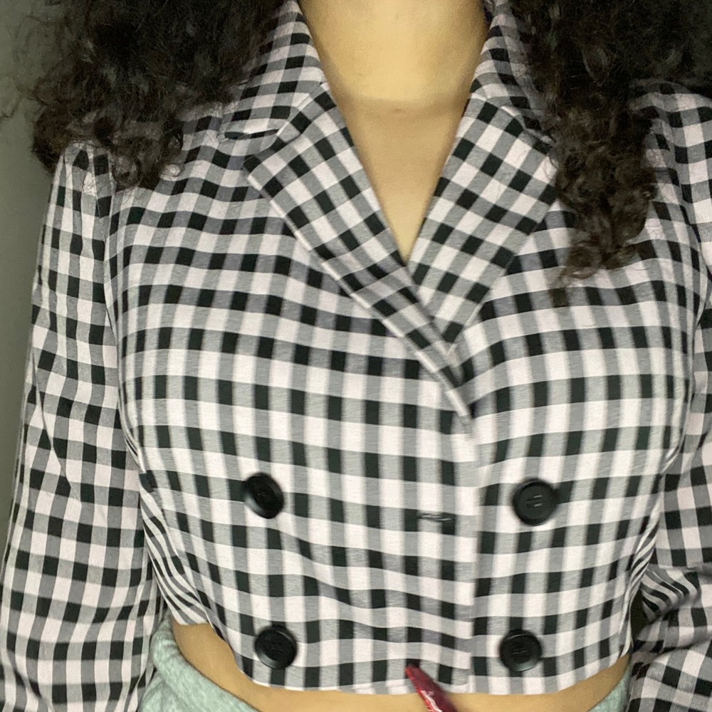 Crop top blazer